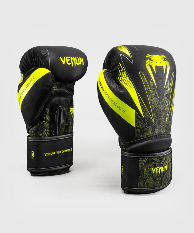 Venum Impact Amazonia Reborn Boxing Gloves – Black/Green