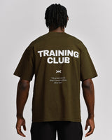 Caged T-Shirt Training Club - Khaki Groen