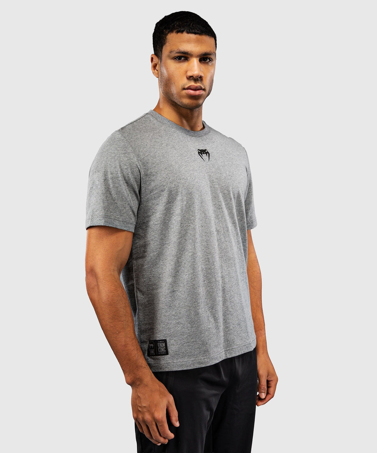Venum T-Shirt Fight Icon - Licht Gemêleerd Grijs
