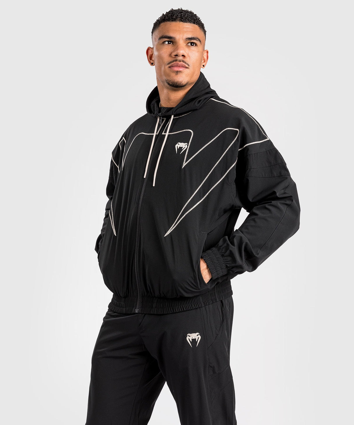 Venum Attack 90 Jas - Zwart/Wit