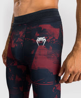 Venum UFC Compressiebroek Zenith - Marineblauw/Bordeauxrood/Zilver