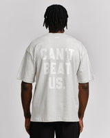 Caged T-Shirt 'CBU' - Lichtgrijs