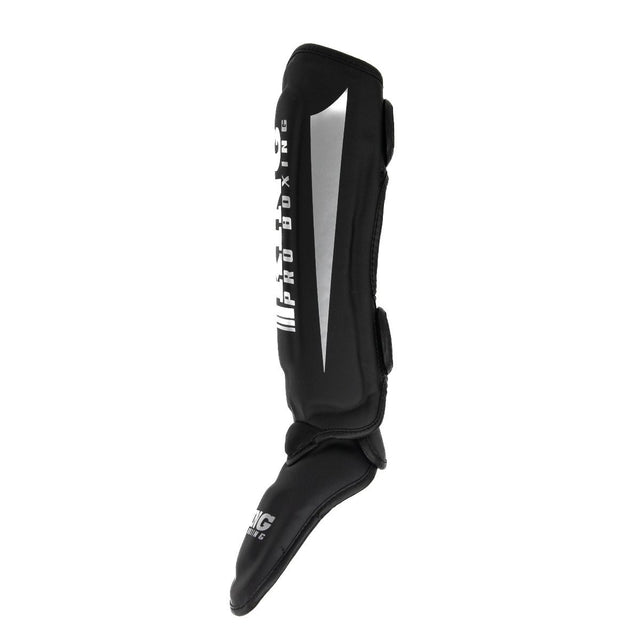 Protège-tibias King Pro Boxing Revo – Noir/Argent