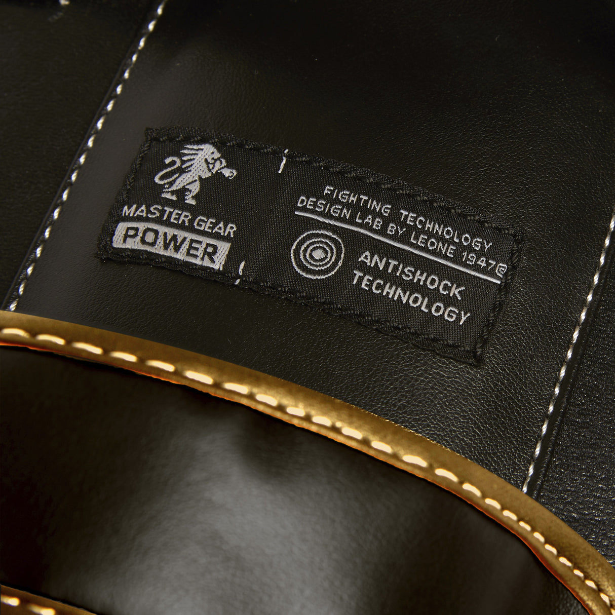 Leone Thai Pads Power Line - Black/Gold