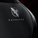 Hayabusa x UFC BJJ Rashguard Korte Mouwen Dames - Zwart/Rood