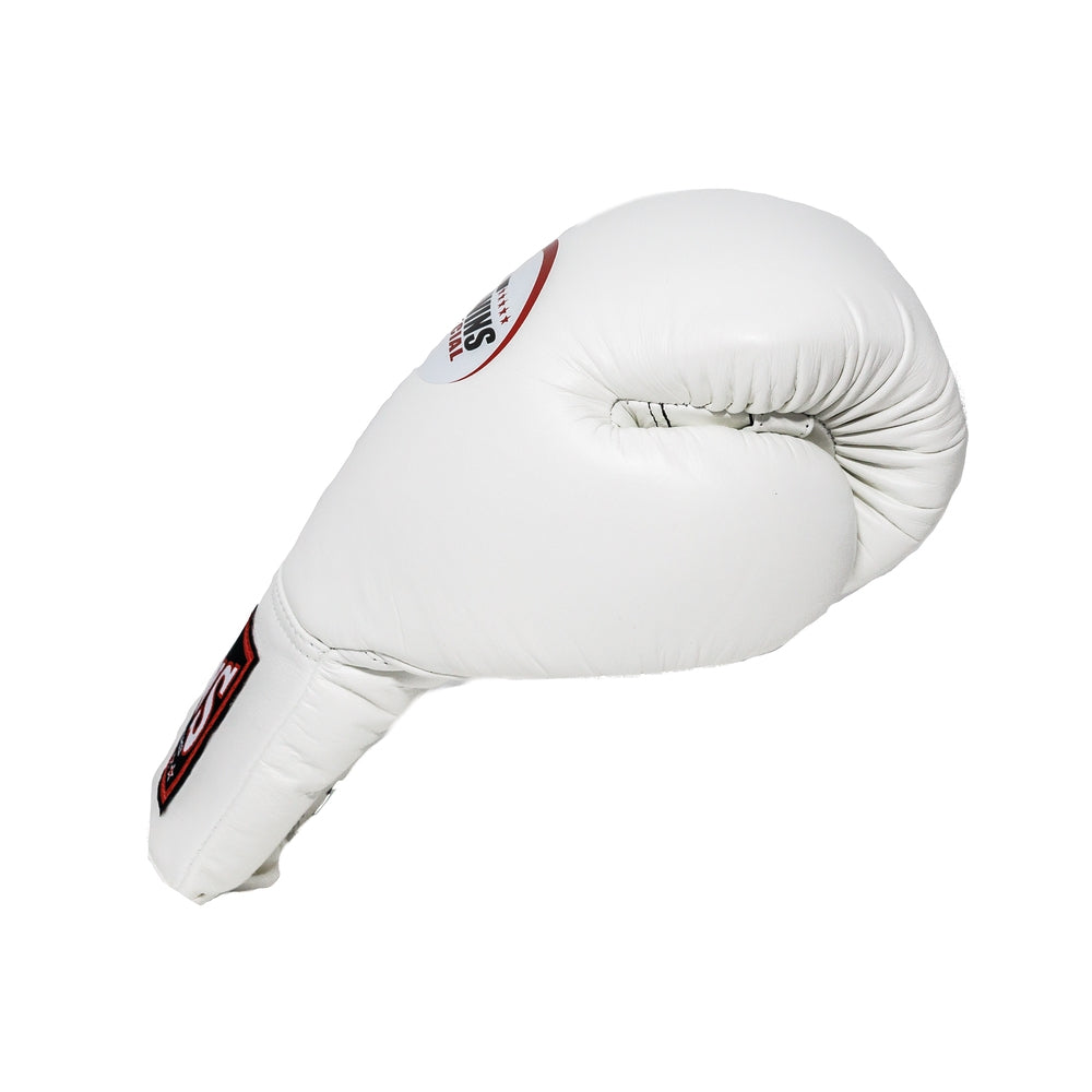 Twins Bokshandschoenen BGLL3 met vetersluiting - Wit