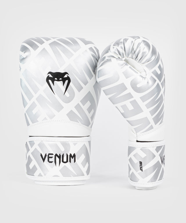 Gants de boxe Venum Contender 1.5 XT Enfant – Blanc/Argent