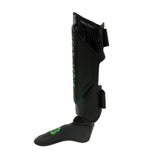 Booster Kickboks Scheenbeschermers Bangkok - Zwart/Groen