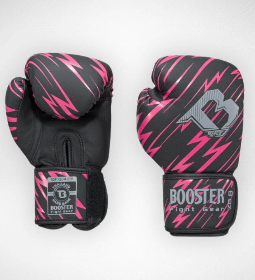 Booster Bokshandschoenen Kids Combat - Zwart/Roze