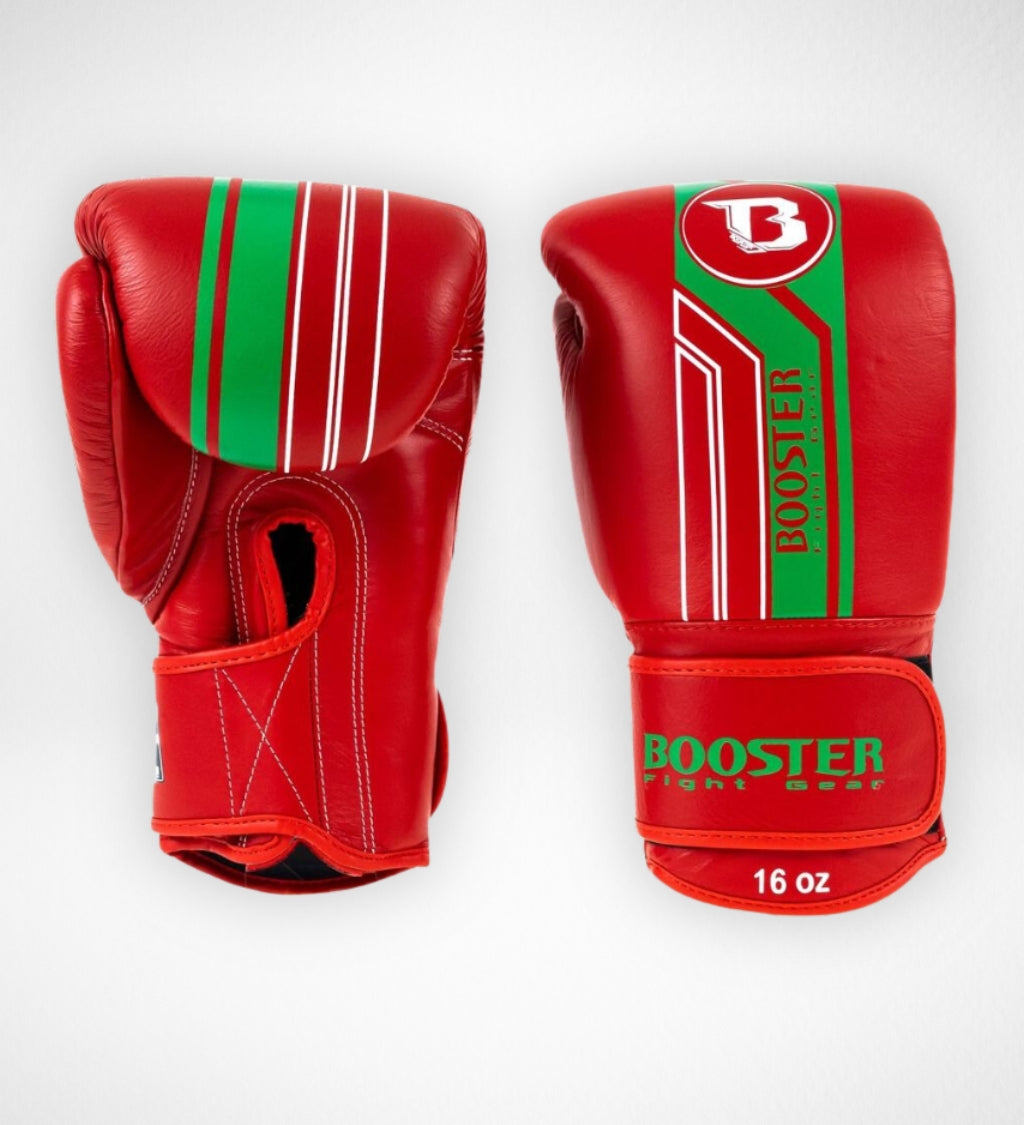 Booster Bokshandschoenen V9 'Morocco' - Rood/Groen