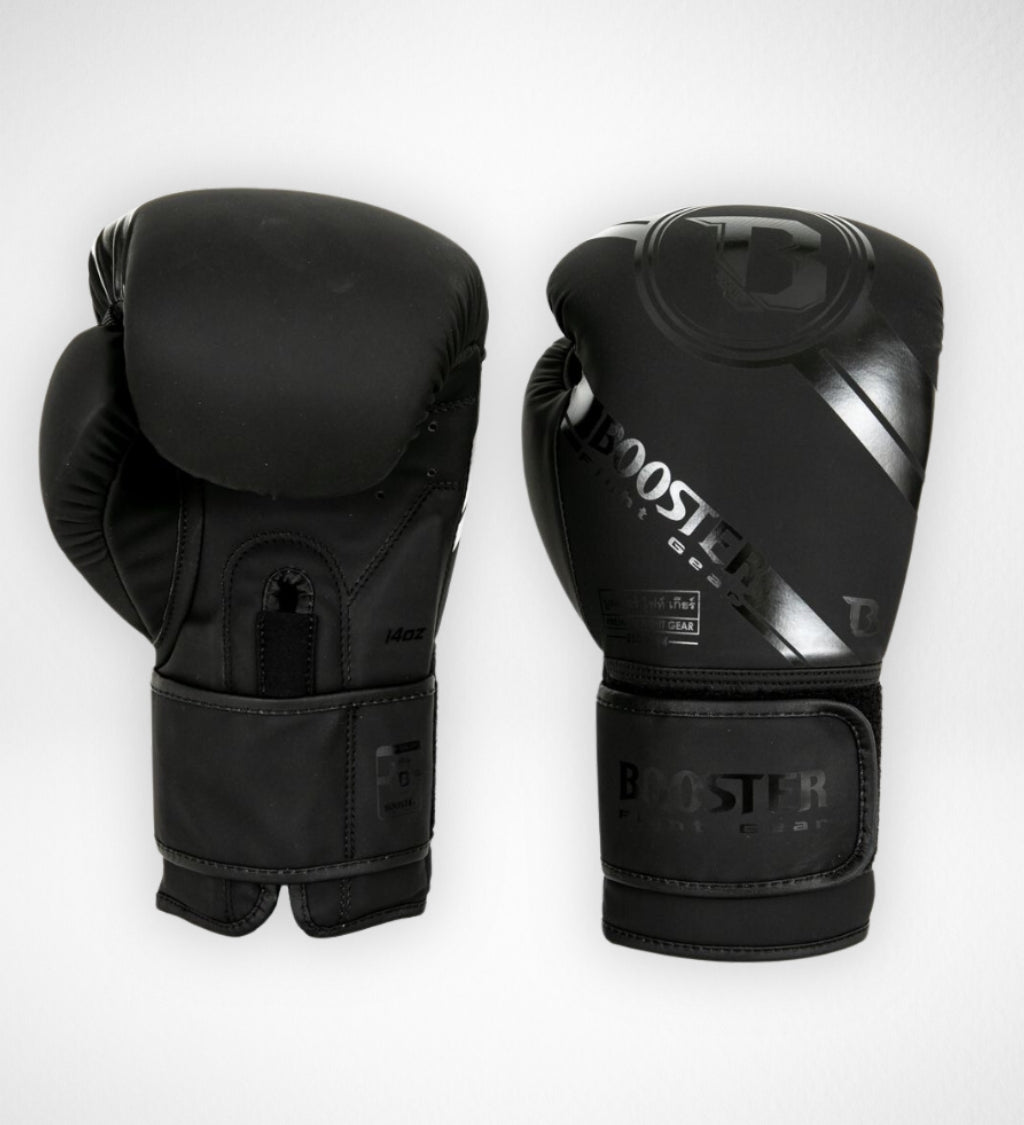 Booster Bokshandschoenen Premium Striker - Zwart/Zwart