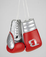 Booster Bokshandschoenen Rapid Strike met vetersluiting - Rood/Zilver