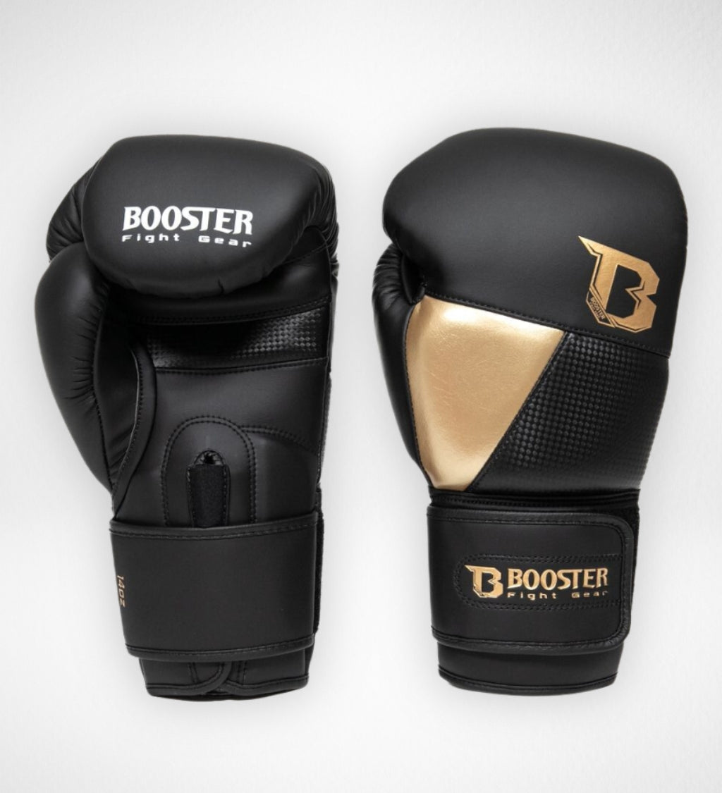 Booster Bokshandschoenen BG 'XXX' - Zwart/Goud