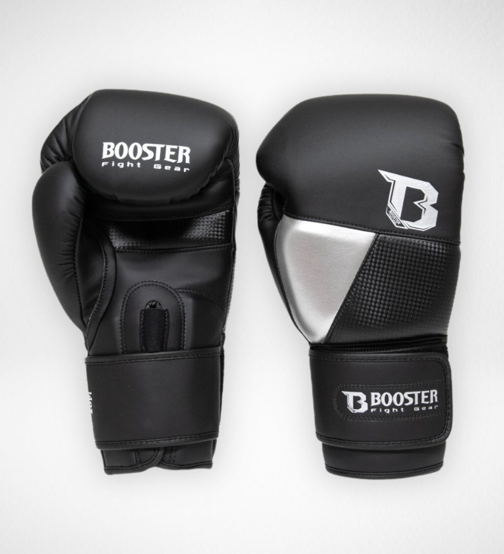 Booster Bokshandschoenen BG 'XXX' - Zwart/Zilver