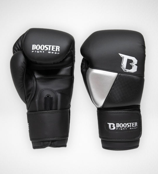 Booster Bokshandschoenen BG 'XXX' - Zwart/Zilver