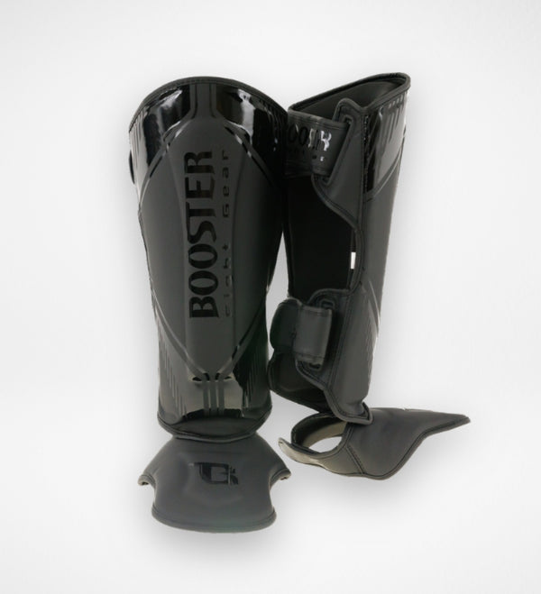 Booster Kickboks Scheenbeschermers Bangkok - Zwart/Zwart