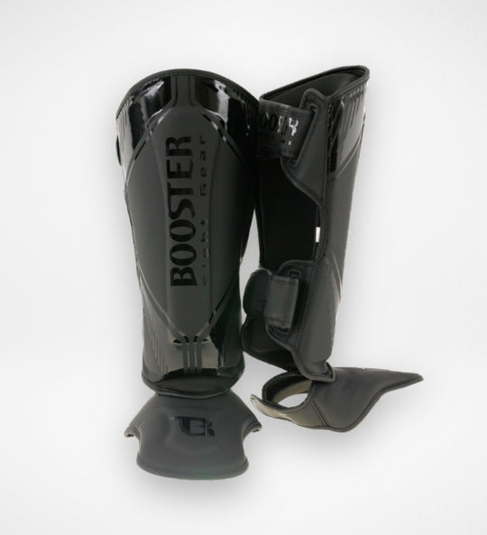 Booster Kickboks Scheenbeschermers Bangkok - Zwart/Zwart