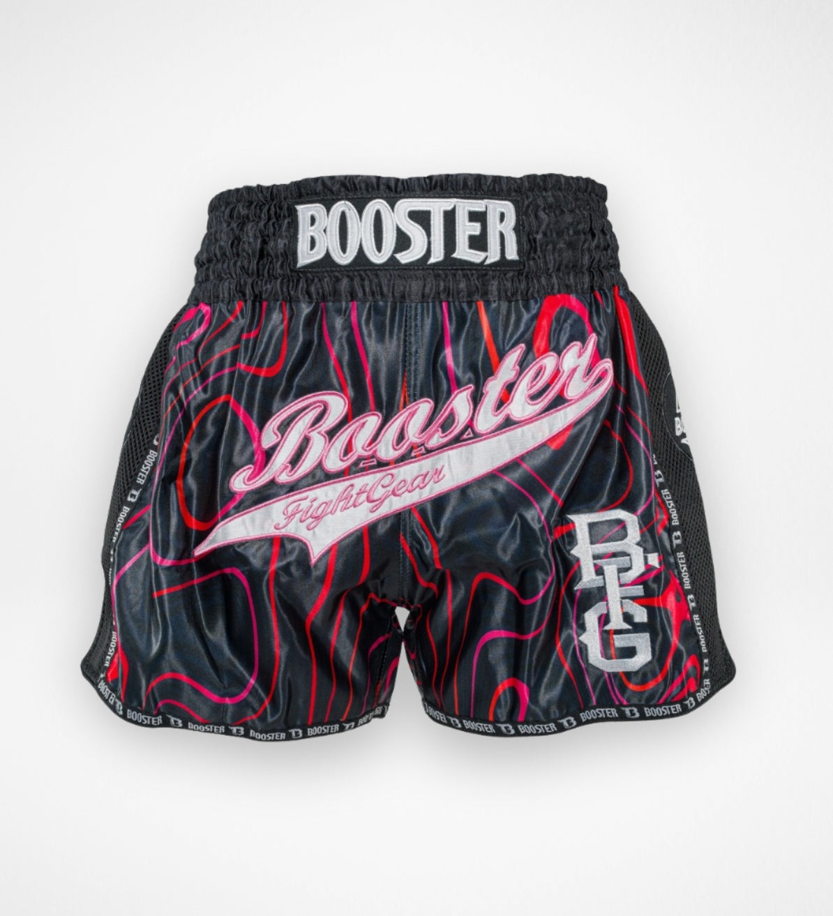 Booster Kickboks Shorts Aurora - Zwart/Rood