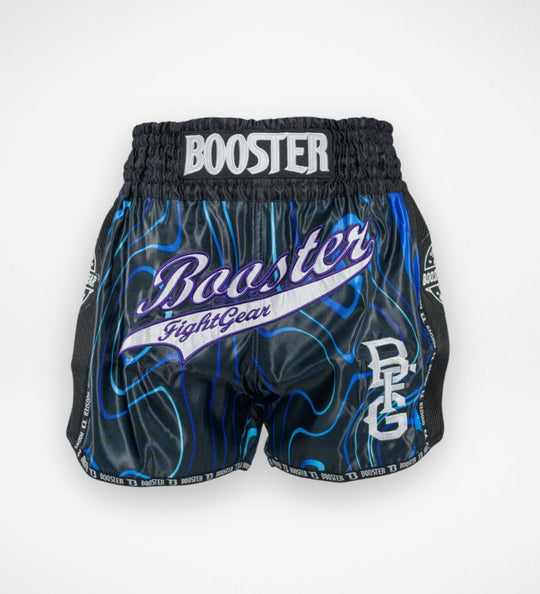 Booster Kickboks Shorts Aurora - Zwart/Blauw
