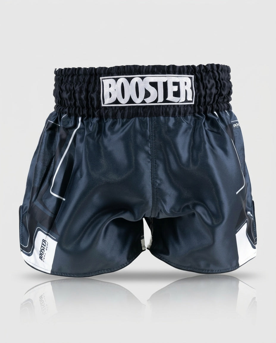 Booster Muay Thai Shorts BFG Ignite - Navy Blauw/Wit