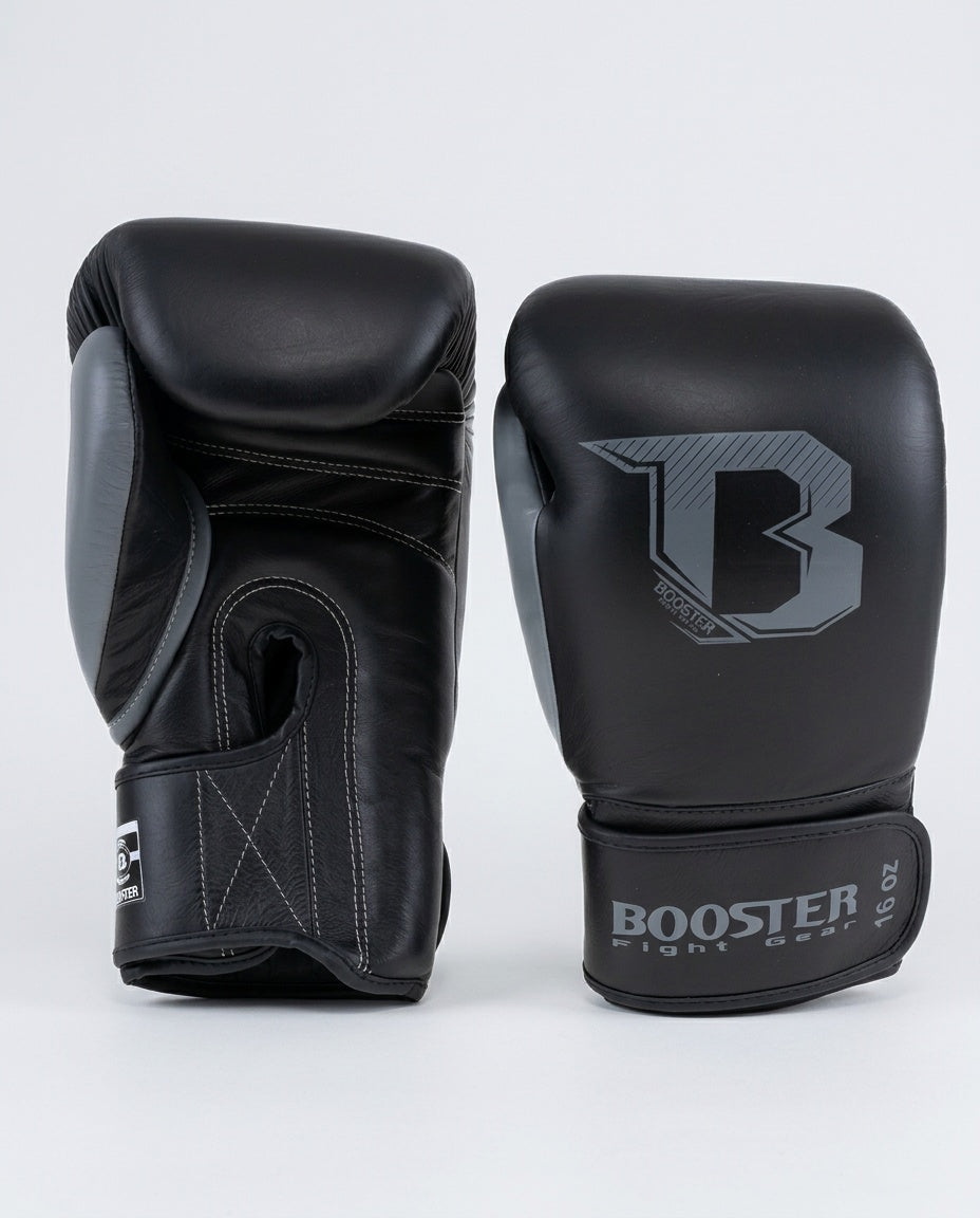 Boxerské rukavice Booster Rapid Strike – Černé/Šedé