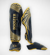 Booster Kickboks Scheenbeschermers BFG Cube - Zwart/Goud