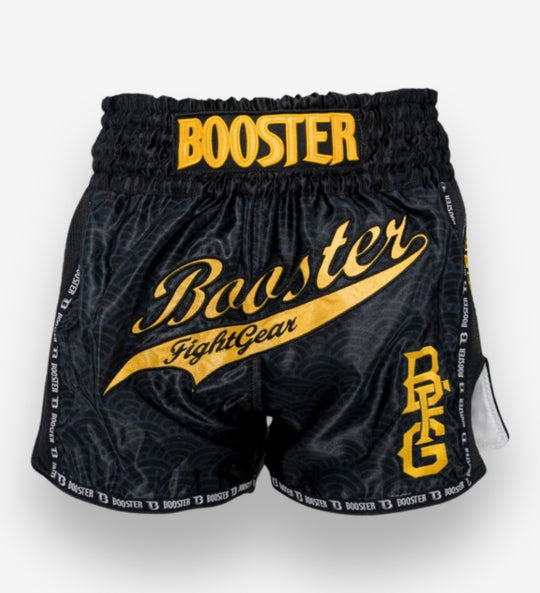 Booster Kickboks Shorts Slugger Wave - Zwart/Goud