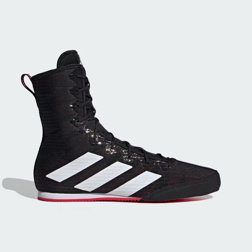 Adidas Boxschuhe Box Hog 4 – Schwarz/Weiß/Rot