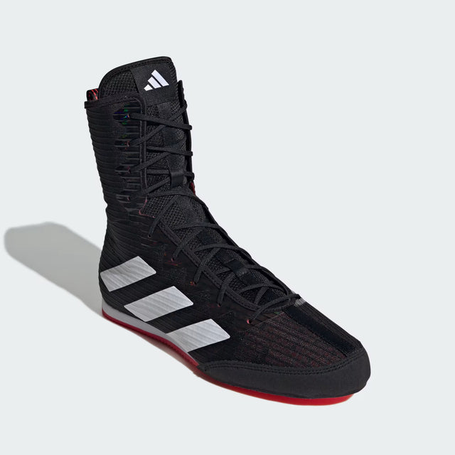 Adidas Boxschuhe Box Hog 4 – Schwarz/Weiß/Rot