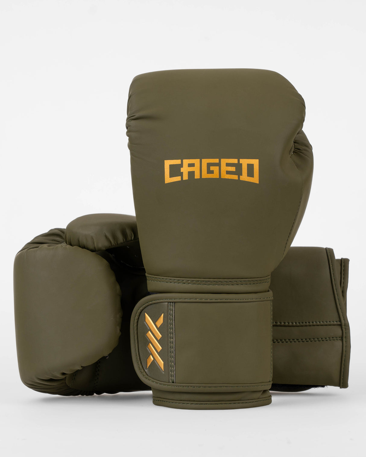 Caged Bokshandschoenen Core - Kaki Groen/Goud