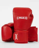 Caged Bokshandschoenen Core - Rood/Wit