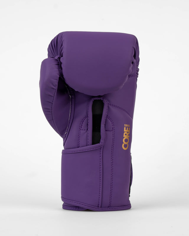Luvas de boxe Caged Core – Roxo/Ouro