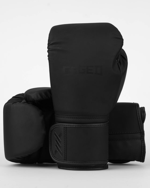 Caged Core Boxhandschuhe – Matt Schwarz