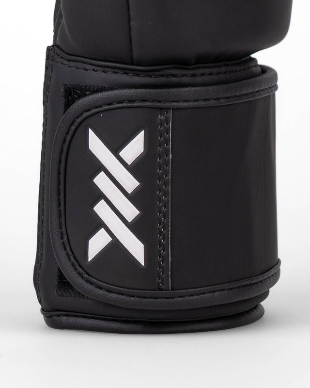 Caged Boxing Gloves Shadow - Matt Black/White