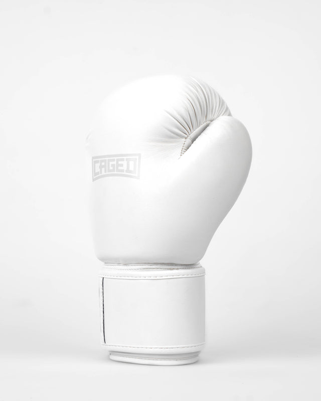 Gants de boxe Caged Shadow – Blanc/Blanc