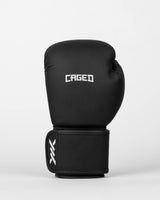 Caged Bokshandschoenen Spark Kids - Mat Zwart/Wit
