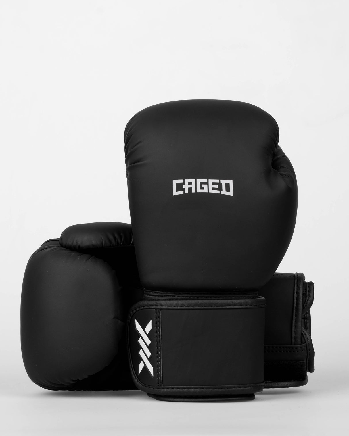 Caged Bokshandschoenen Spark Kids - Mat Zwart/Wit