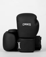 Caged Bokshandschoenen Spark Kids - Mat Zwart/Wit