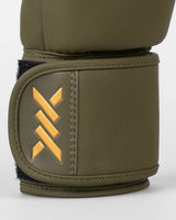 Caged Bokshandschoenen Spark Kids - Kaki Groen/Goud