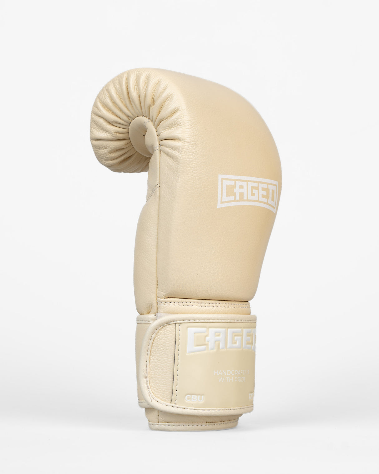 Caged Bokshandschoenen 'X' Series - Crème Wit