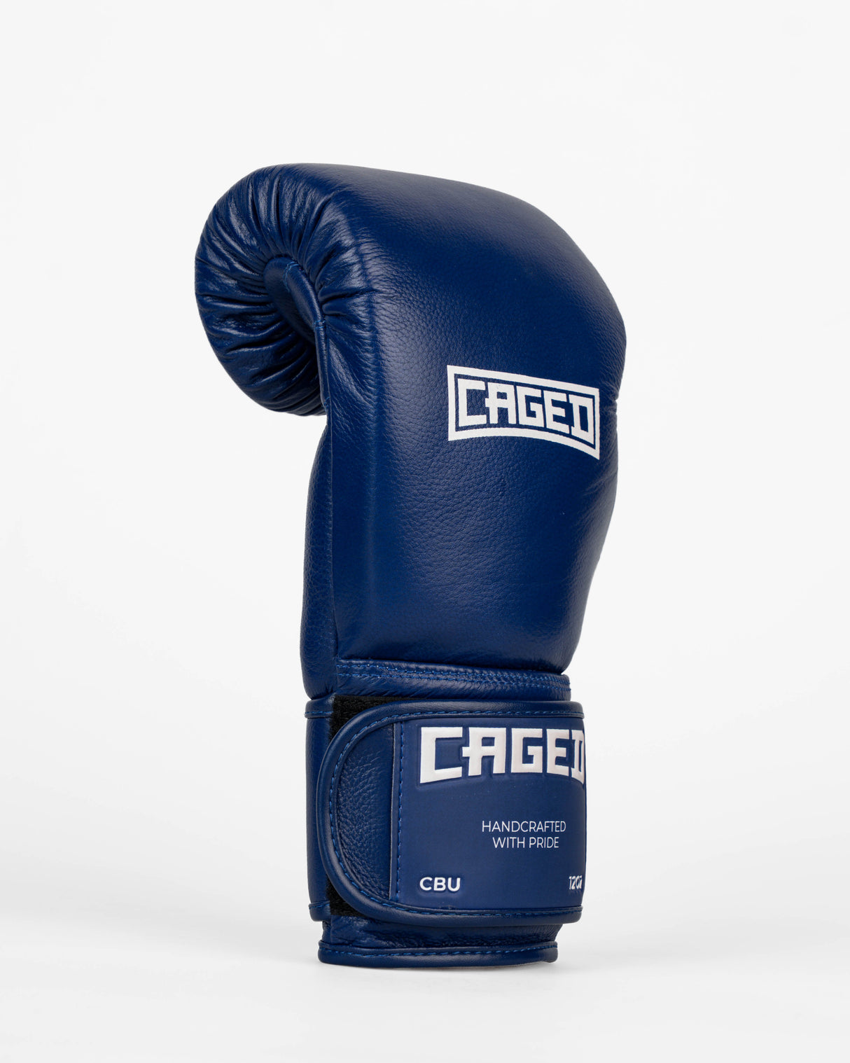 Caged Bokshandschoenen 'X' Series - Navy Blauw/Wit