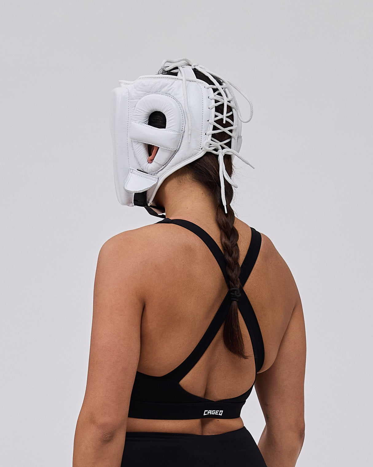 Caged 'X' Series Hoofdbeschermer - Wit