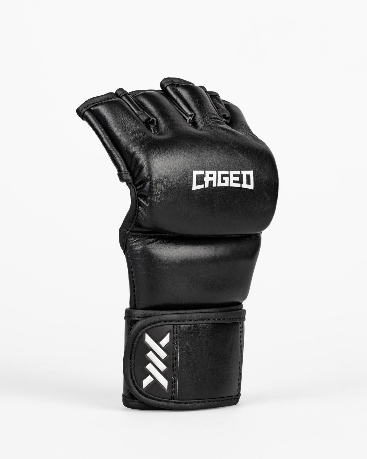 Caged MMA Handschoenen 'X' Series - Zwart/Wit