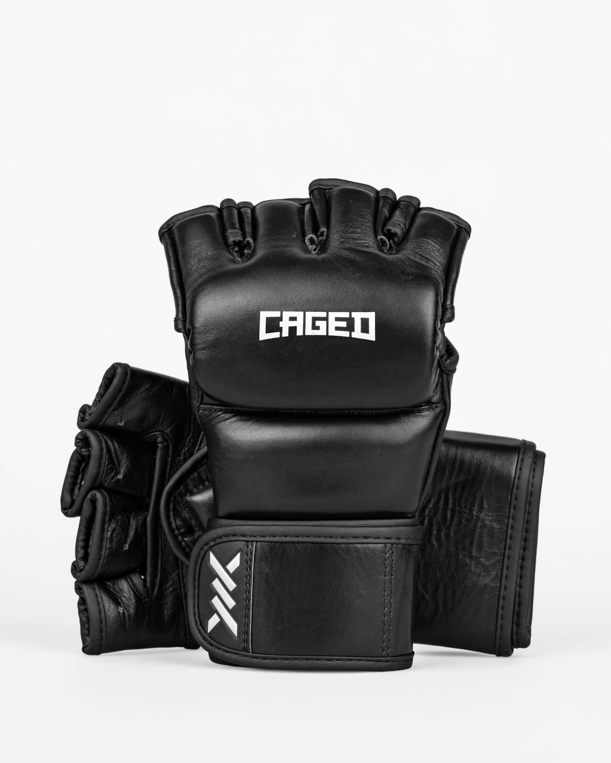Caged MMA Handschoenen 'X' Series - Zwart/Wit