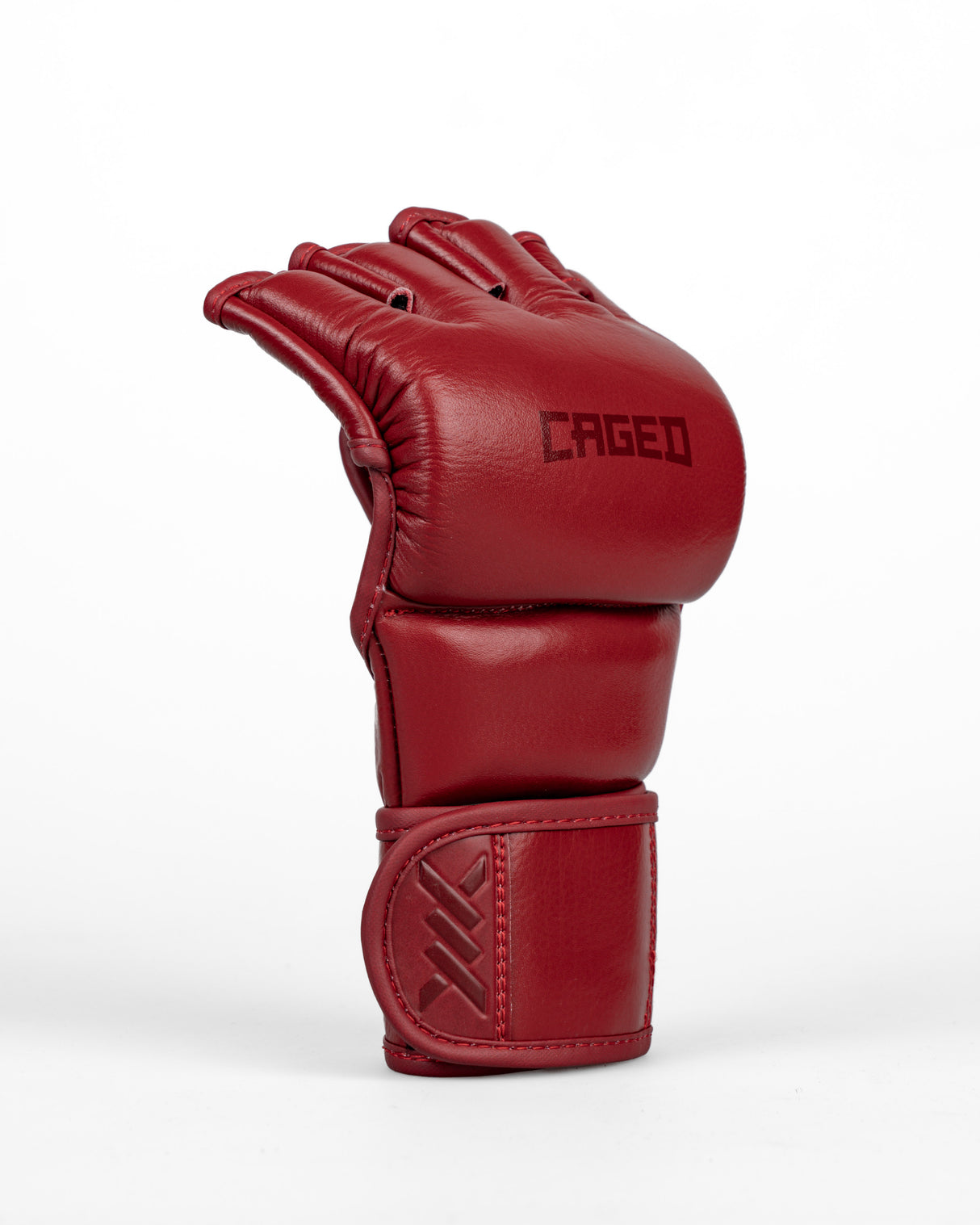 Caged MMA Handschoenen 'X' Series - Bordeaux Rood
