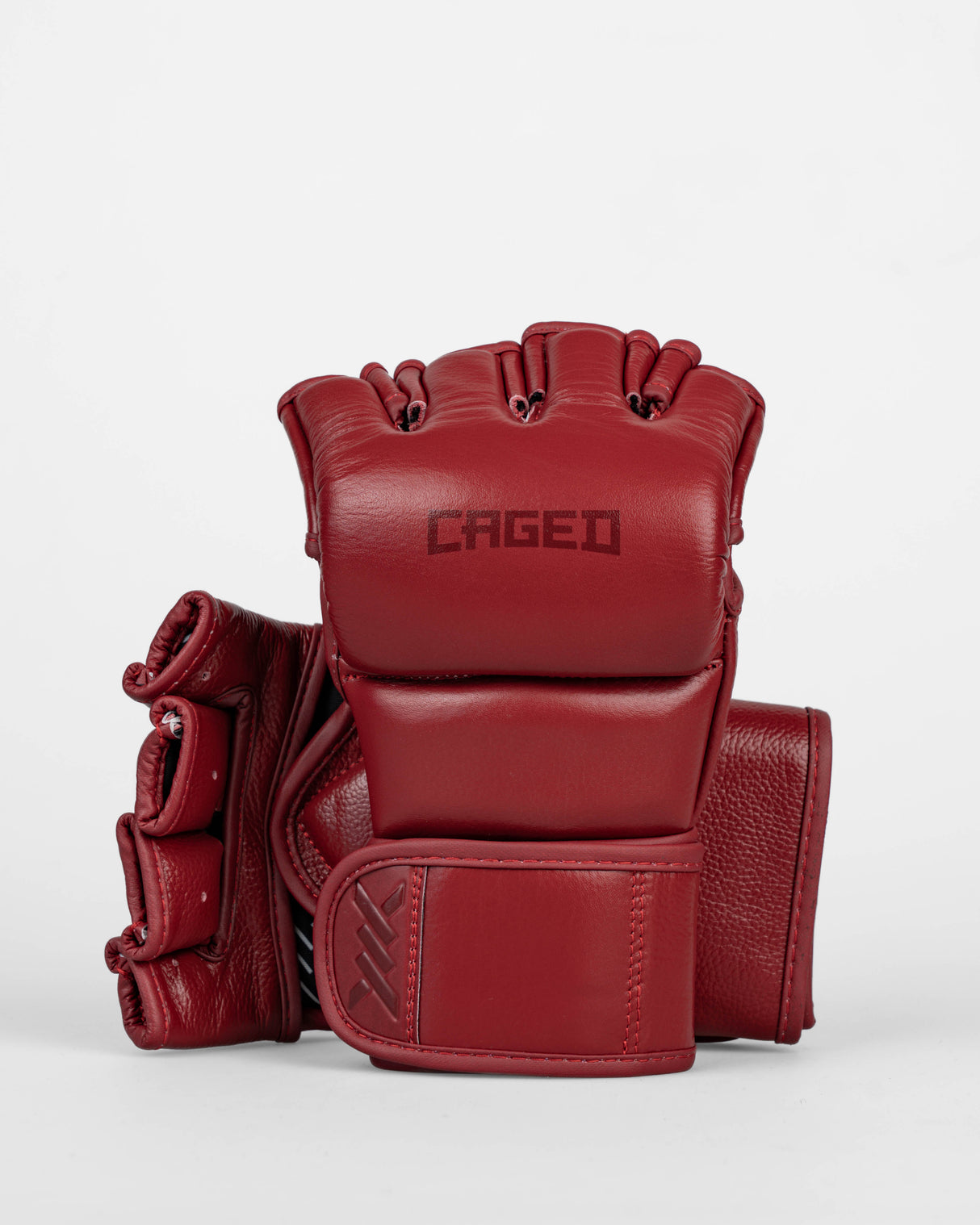 Caged MMA Handschoenen 'X' Series - Bordeaux Rood