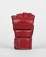 Caged MMA Handschoenen 'X' Series - Bordeaux Rood