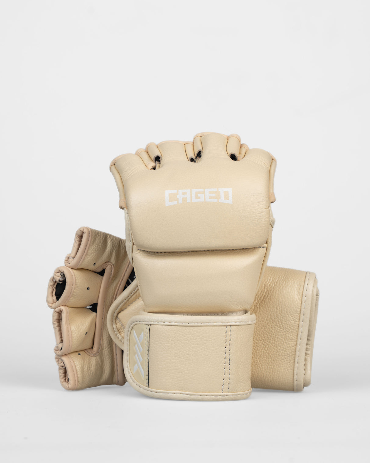 Caged MMA Handschoenen 'X' Series - Crème Wit