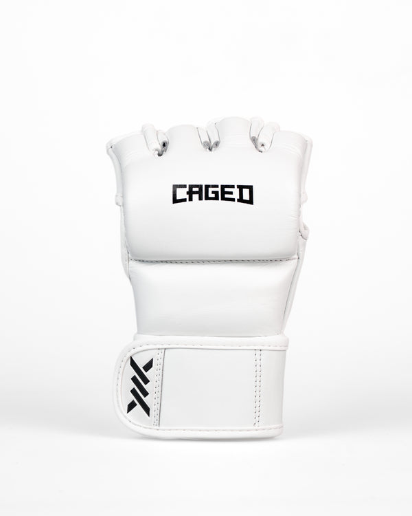 Caged MMA Handschoenen 'X' Series - Wit/Zwart