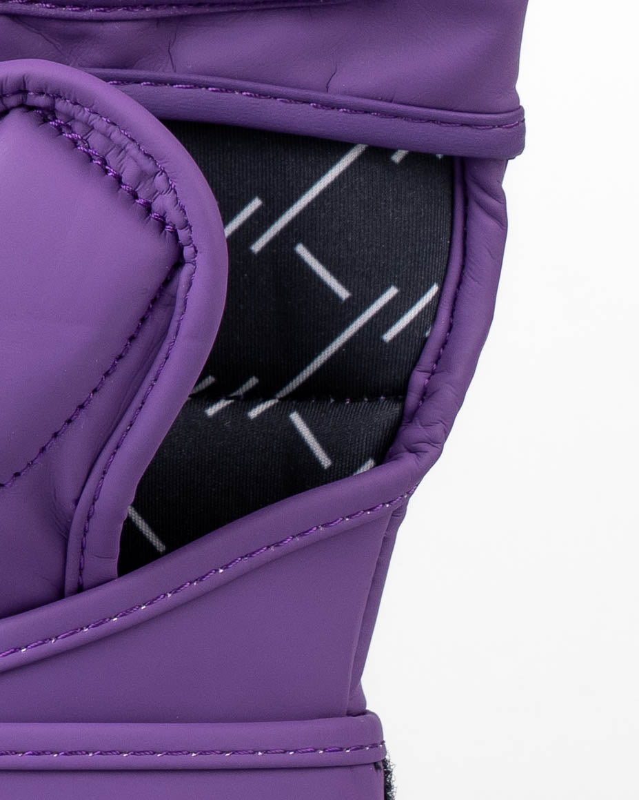 Caged MMA Handschoenen Shadow - Paars/Goud